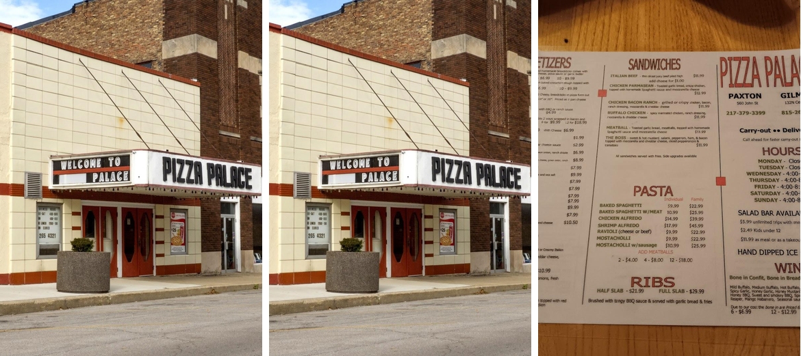 Pizza Palace Menu