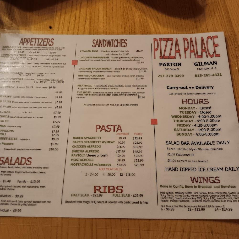 Pizza Palace Menu image 1